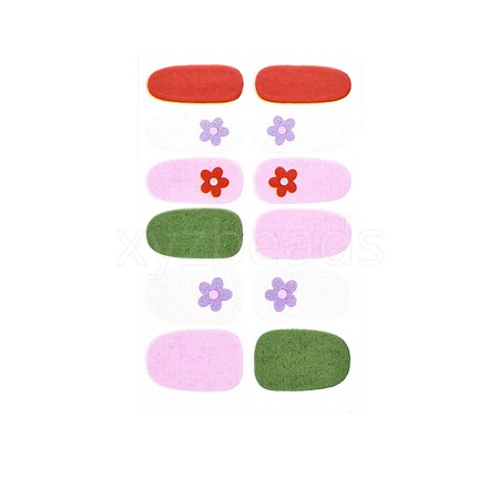 Flower Series Full Cover Nail Decal Stickers MRMJ-T109-WSZ508-1