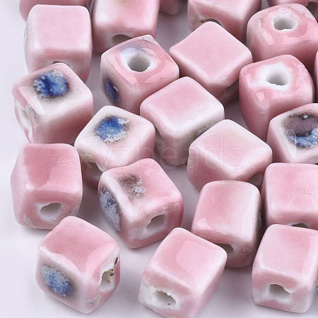 Handmade Porcelain Beads PORC-S498-37H-1