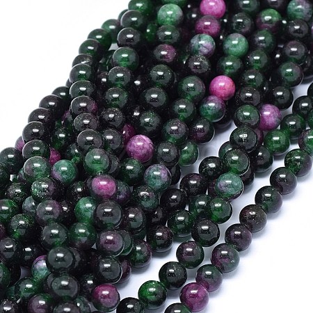 Natural Dyed Jade Beads Strands G-F601-A02-1