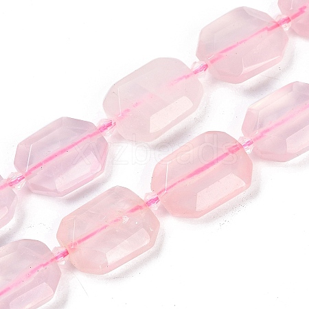 Natural Rose Quartz Beads Strands G-B125-P08-01-1