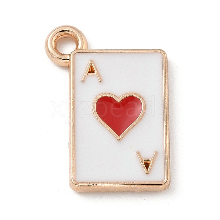 Alloy Enamel Pendants ENAM-A008-05KCG-01-1