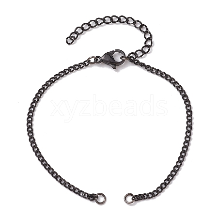 304 Stainless Steel Chain Bracelet Making AJEW-JB01212-03-1