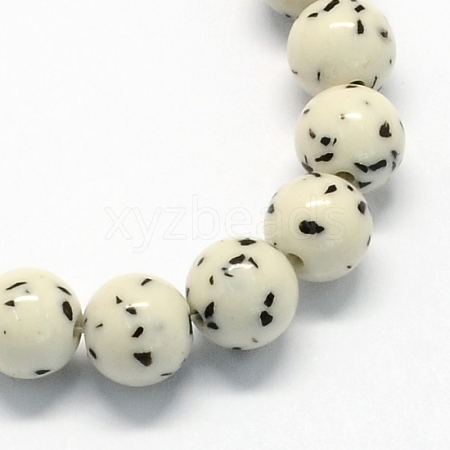 Synthetic Gemstone Beads Strands X-G-R271-12mm-Y29-1