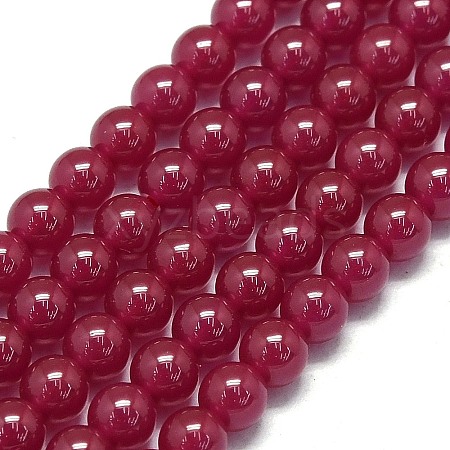 Natural Ruby/Red Corundum Beads Strands G-G106-P02-04-1