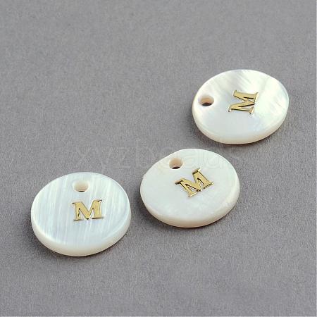 Freshwater Shell Pendants SSHEL-S249-M-1