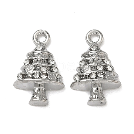 Christmas Alloy Crystal Rhinestone Pendants FIND-L026-01K-P-1