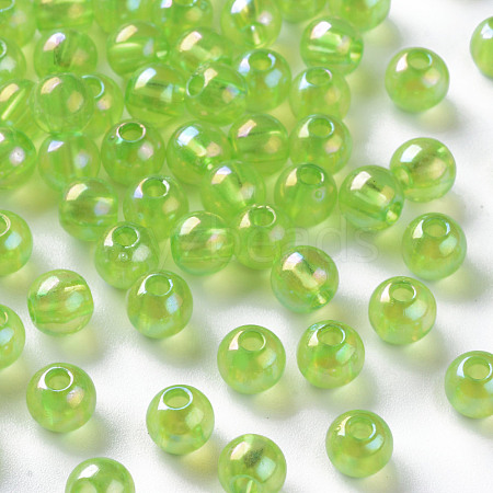 Transparent Acrylic Beads MACR-S370-B6mm-729-1