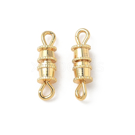 Brass Screw Clasps KK-Z136-44A-G-1