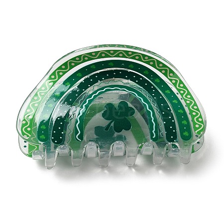 Saint Patrick's Day Acrylic Large Claw Hair Clips PHAR-Z005-01C-1