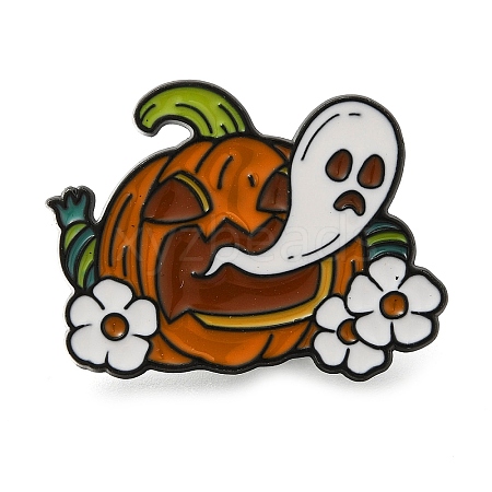 Halloween Theme Enamel Pins JEWB-Z030-01G-1