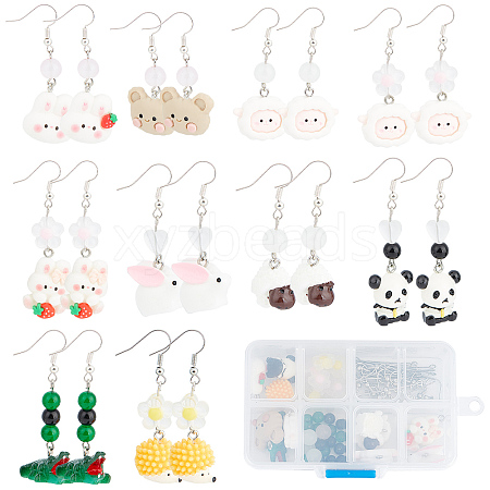 SUNNYCLUE DIY Animal Dangle Earring Making Kit DIY-SC0021-54-1