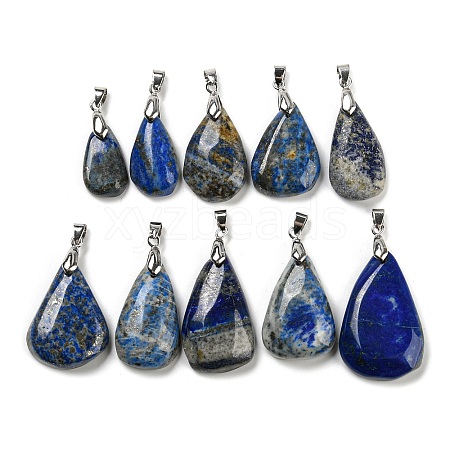 Natural Lapis Lazuli Pendants G-H259-07P-04-1