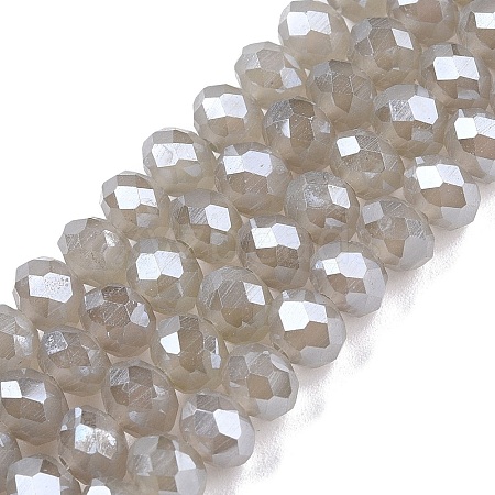 Electroplate Glass Beads Strands EGLA-A044-J6mm-A10-1