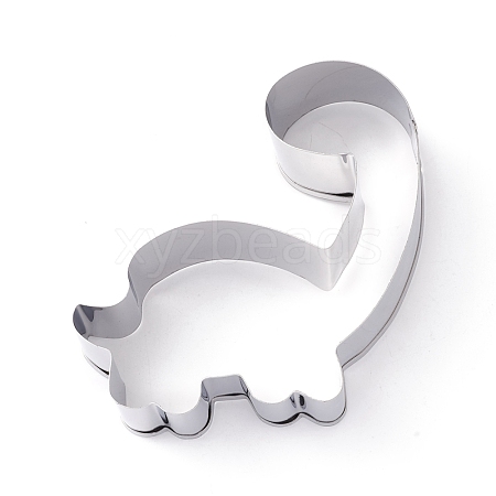 Non-Tarnish Stainless Steel DIY Dinosaur Cookies Cutters DIY-G048-05P-1