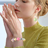 28Pcs 2 Colors UV Plating Acrylic Printed Beads FIND-TA0010-64-8