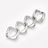 UV Plating ABS Plastic Linking Rings LS-X-CCB-S162-01B-04-3