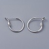 Brass Hoop Earrings KK-I665-26A-P-1