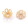 Brass Bead Cap KK-F824-032G-2
