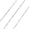 925 Sterling Silver Double Link Chains STER-P064-03S-1