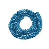 Electroplate Glass Beads Strands EGLA-A044-T3mm-L27-3