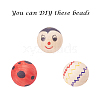 Natural Unfinished Wood Beads WOOD-S651-16mm-LF-5