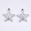 201 Stainless Steel Pendants STAS-N091-12P-1