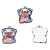 Alloy Enamel Pendants PW-WG6EA49-04-1