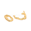 Brass Peanut Enhancer Clasp PURS-WH0001-01G-3