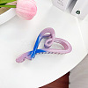 Gradient Color Heart Plastic Large Claw Hair Clips PW-WG7E41F-05-1