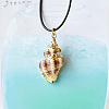 Natural Conch and Shell Pendant Necklaces YJ0466-10-1