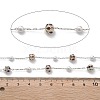 Handmade ABS Imitation Pearl & Rhinestone Chains CHS-L028-04P-2