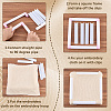 3 Stes 3 Styles Plastic Cross Stitch Embroidery Hoops DIY-CP0012-44B-4