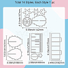 Carbon Steel Cutting Dies Stencils DIY-WH0309-1311-6