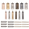 DIY Rectangular Pendant Making Kits DIY-TA0008-91-2