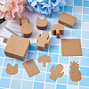 Cactus & Cat & Pineapple & Tree & Square & Rectangle Shape Earring Display Cards EDIS-TA0001-001-5