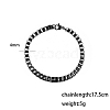 Stainless Steel Box Chain Bracelets for Men BK3651-1-1