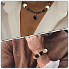 180Pcs 6 Styles Dyed Natural Wood Beads WOOD-PA0001-28-5
