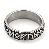 304 Stainless Steel Ring RJEW-B055-03AS-01-3