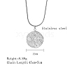 Non-Tarnish Moon & Sun Stainless Steel Pendant Necklaces XK8598-2-3