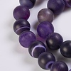 Natural Striped Agate/Banded Agate Beads Strands G-K254-03B-12mm-3