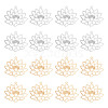 60Pcs 2 Styles Long-Lasting Plated Brass Pendants KK-HY0003-73-1