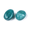Oval Imitation Gemstone Acrylic Beads OACR-R052-09-2