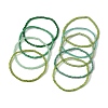 9Pcs Rondelle Glass Seed Beaded Stretch Bracelet Sets BJEW-JB10418-2