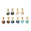 304 Stainless Steel & Acrylic & Natural Pearl Stud Dangle Earrings EJEW-JE07446-02-2