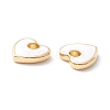 Rack Plating Eco-friendly Brass Enamel Charms KK-D073-04G-NR-4