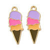 Summer Theme Alloy Enamel Pendants ENAM-B050-07G-03-2