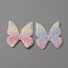 Butterfly Shape Cloth Sew on Patches Applique DIY-WH0032-89C-1