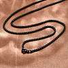 304 Stainless Steel Box Chain Necklaces X-NJEW-P244-01B-1