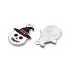 Halloween Theme Alloy Enamel Pendants ENAM-T020-08C-1