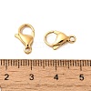 Ion Plating(IP) 304 Stainless Steel Lobster Claw Clasps Hand Polished X-STAS-AB13-G-01-3